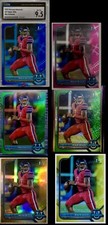 🔥🏈 Malik Willis Rookie Card 2022 1st Bowman Chrome Gold /50 Yellow/75 Green/99