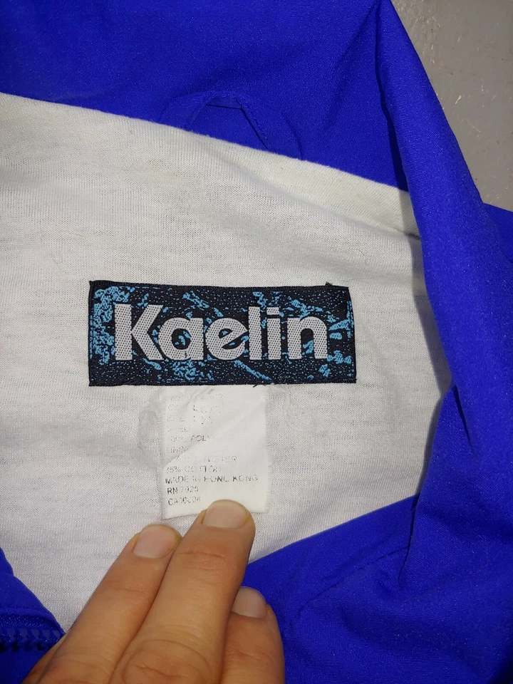 Chaqueta Kaelin Cortavientos Ligera Cremallera Mujer XS Flor Bailarina esquí nieve concha De Colección Foto 2 de 4