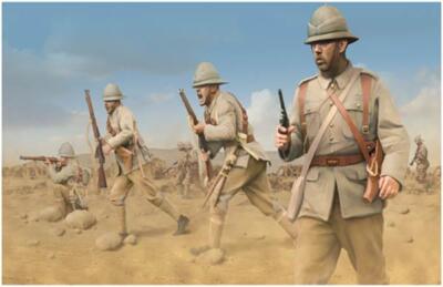 Strelets M123 1:72 Imperial British Camel Corps zerlegt