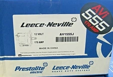 *NEW OVERSTOCK*  LEECE - NEVILLE  170 amp 12 volts J MOUNT ALTERNATOR    AV1555J