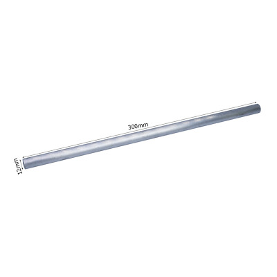 2x T6061 Aluminum Rod Stick Hollow Material Length 300mm Width 12mm Hole 5mm USA