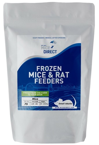 Frozen Feeder Mice: 75 Small Adults -FREE S&H -MiceDirect !!! Rodents! Reptiles - Bild 10 von 12