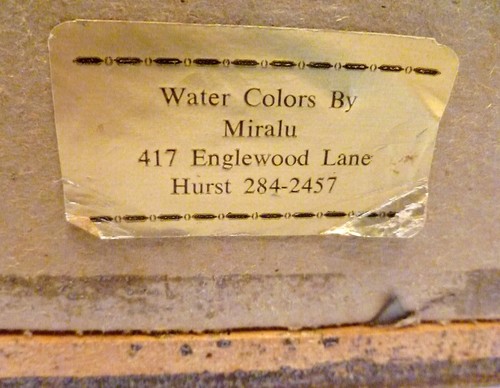 GROSSE GRÖSSE gerahmt ORIGINAL rosa Rose AQUARELL GEMÄLDE signiert MIRALU Hurst TX - Bild 12 von 12