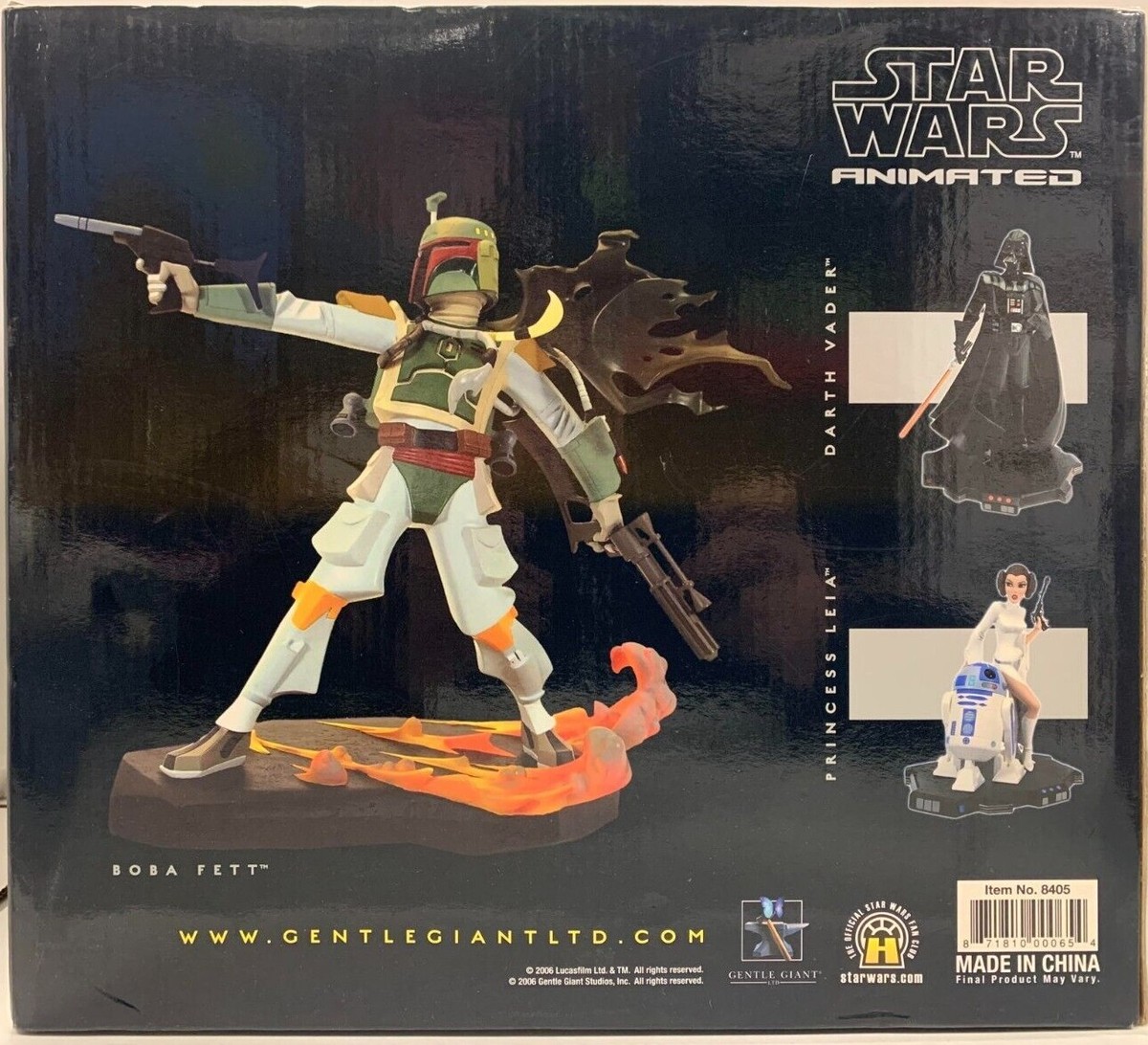 GENTLE GIANT STAR WARS ANIMATED BOBA FETT LIMITED EDITION MAQUETTE