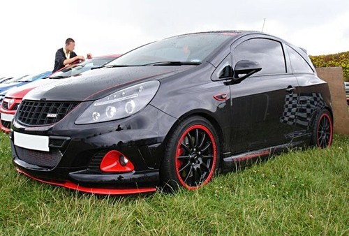 Für Opel Corsa D Front Spoiler Lippe Frontschürze Frontlippe Frontansatz - Bild 3 von 5