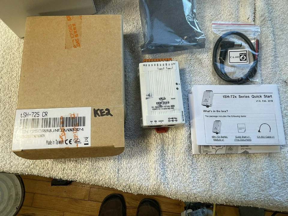 ICP DAS tSH-725 Ethernet Module Serial Port Converter with PoE * FREE SHIPPING * - Image 4 of 4