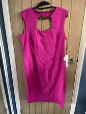 Ladies beautiful Roman pink formal occasion wedding evening dress size 18