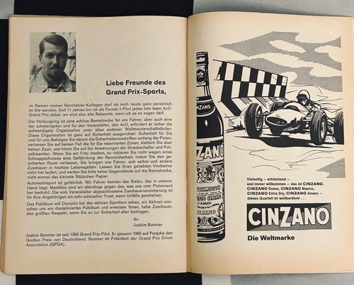 1968 GERMAN GP NURBURGRING F1 RACE PROGRAMME STEWART GRAHAM HILL JOCHEN RINDT - Picture 7 of 7