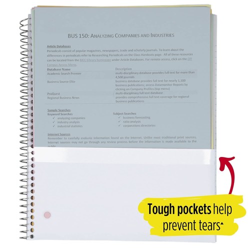 Five Star Style Spiral Notebooks + Study App, 3 Pack, 1 Subject, College Rule... - Picture 4 of 5