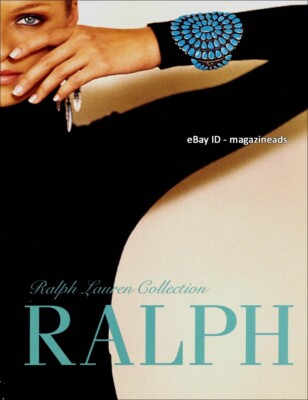 RALPH LAUREN 5-Page PRINT AD Fall 2004 VALENTINA ZELYAEVA Michelle