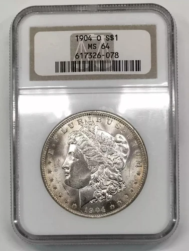 1904-O Morgan Silver Dollar - Nice Toning - NGC MS64