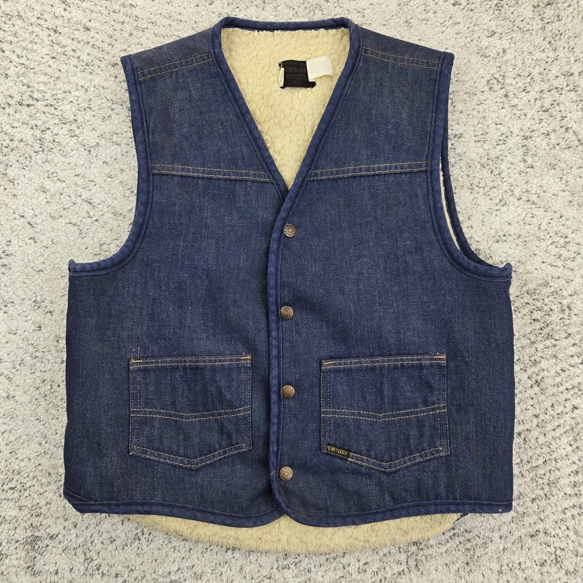 Sears Denim Vests for Men for Sale | Shop New & Used | eBay