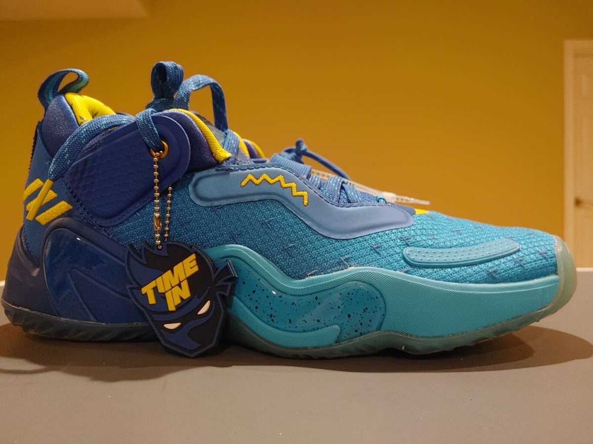 Adidas Ninja x D.O.N. Issue #3 Blue Collab Basketball Shoes