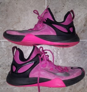 2015 Nike Zoom Hyperrev THINK PINK 705370-606 Kay Yow Basketball Shoes Men's 8.5 | eBay