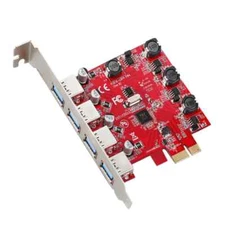 PCI-E Riser Card Adapter Extender PCIe Converter Controller Splitter USB 3.0 HUB