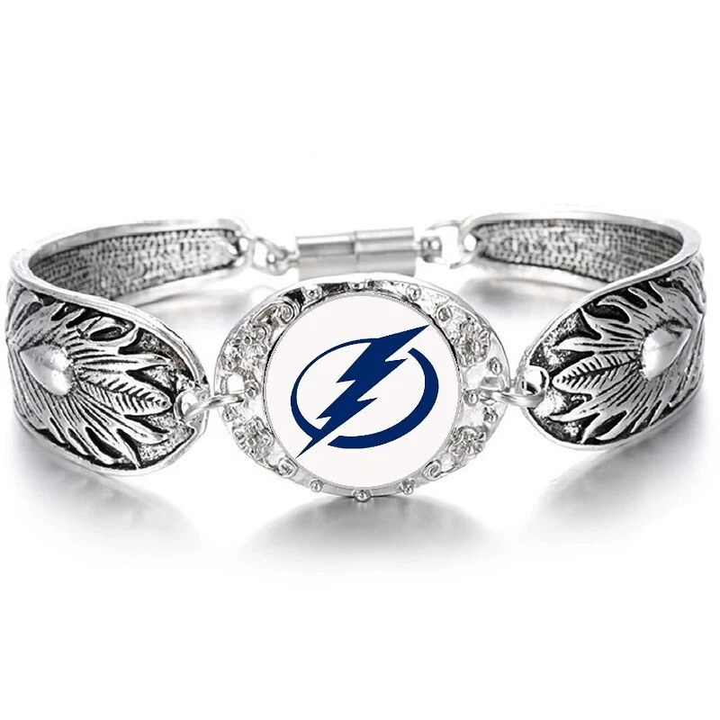 Tampa Bay Lightning Womens Sterling Silver Necklace With Bracelet D3D19 - Image 3 of 4