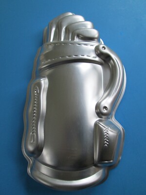 Vintage 1987 WILTON Cake Pan GOLF BAG or BEER MUG Shape