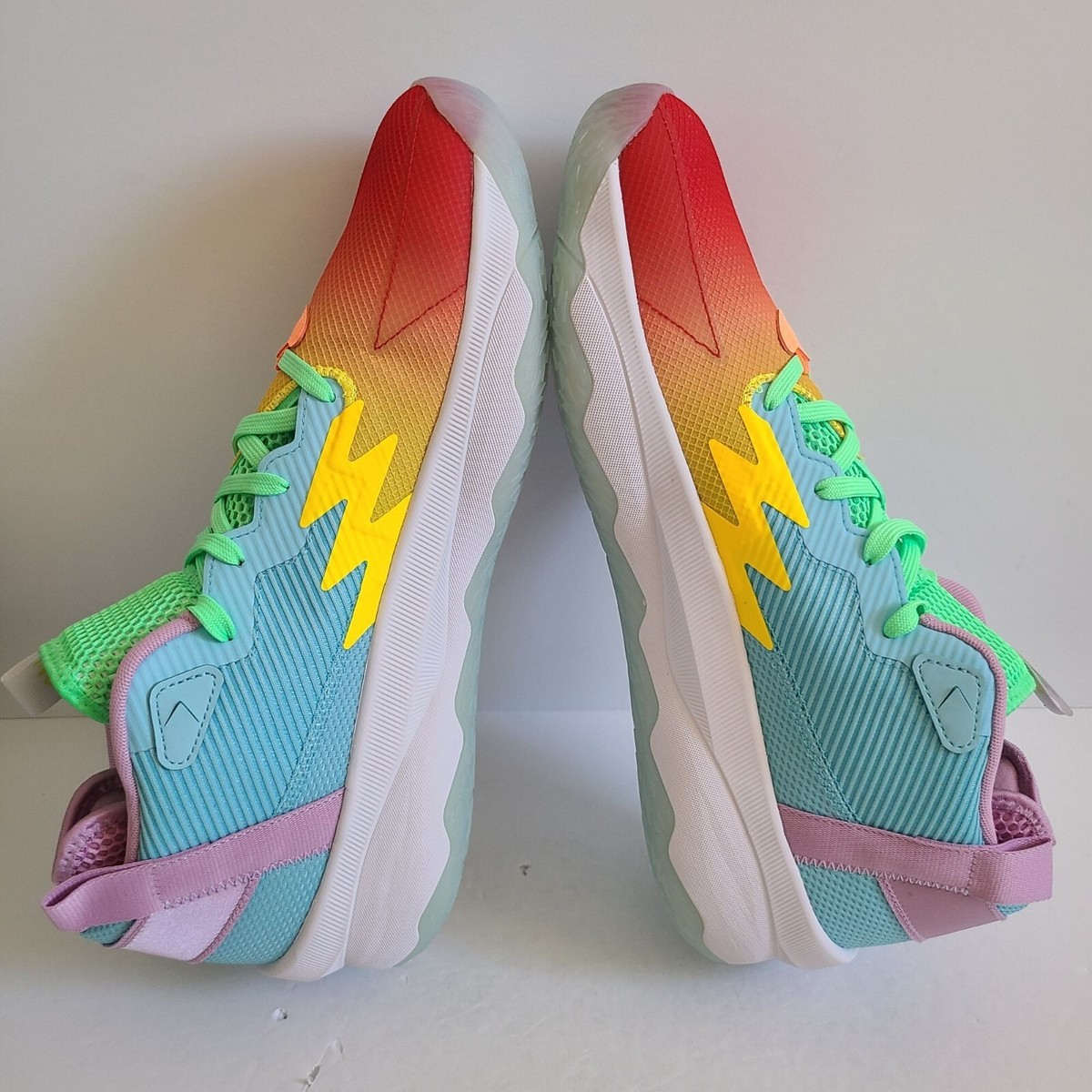 NEW Adidas Dame 8 Rainbow Basketball Shoes HQ1272 Size 13.5 Multicolor NEW! Adidas Dame 8 HQ1272 Rainbow Basketball Shoes Damian  main image 4