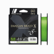Major Craft Dangan Braid X (8 Strand) Light Green - 150m