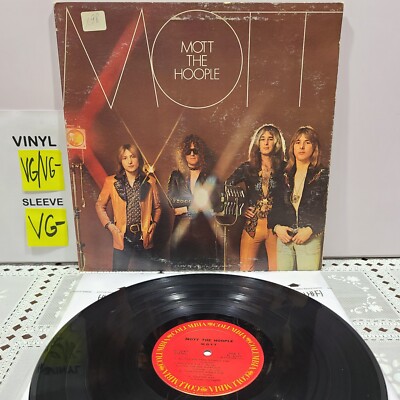 Mott the Hoople Mott LP Columbia 1973 VG/VG- Vinyl READ #O34