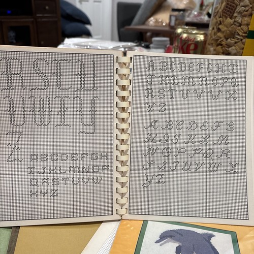 Cross Stitch Book “Book three Alphabets - Picture 11 of 15