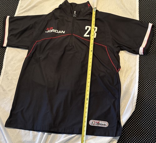 Air Jordan Embroidered 23 Warm Up Jersey Shirt Black Mens Sz 2XL NWOT - Picture 15 of 20