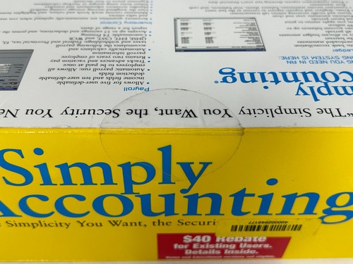 ACCPAC SIMPLY ACCOUNTING 7.0 WINDOWS PC | STUDENT VERSION CD-ROM; NEW SEALED (4) - Picture 7 of 7