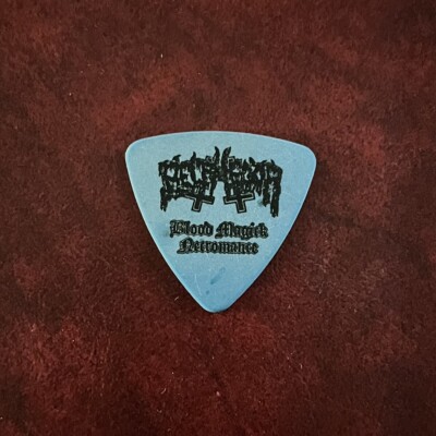 BELPHEGOR 2011 Blood Magick Necromance Tour guitar pick Gitarren-Plektrum
