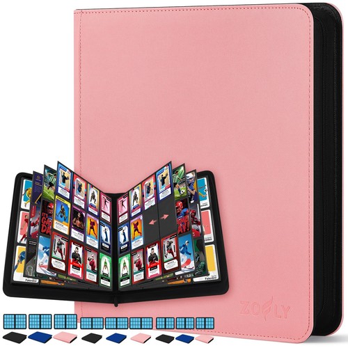 12 Pocket Card Binder, Zipper Trading Card Binder, 720 Large Capacity Side Lo... - Bild 9 von 9