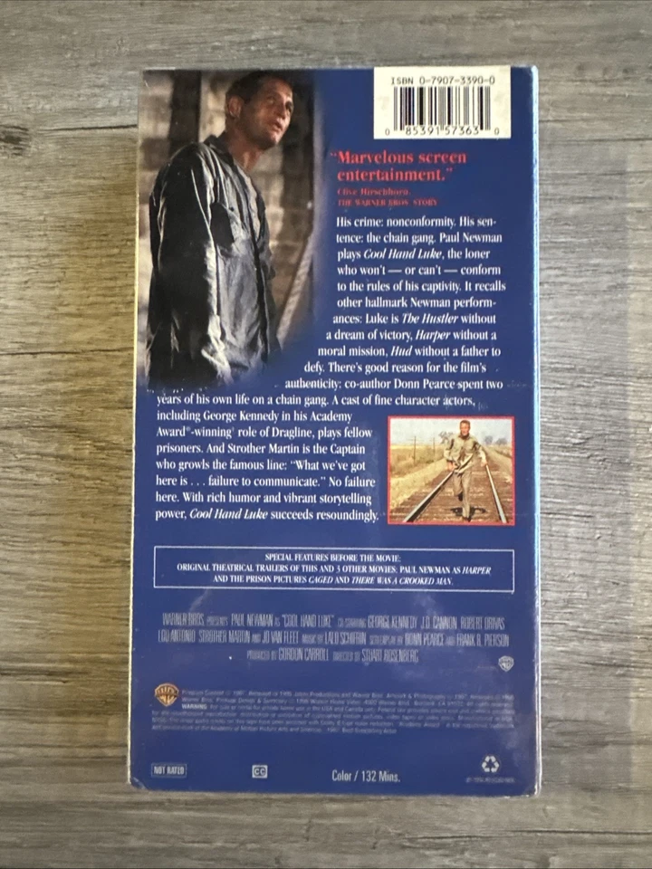 Cool Hand Luke 1967 (VHS 1998) Warner Bros. Classics Brand New Factory Sealed - Image 2 of 4