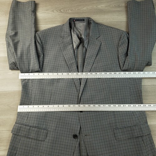 Hart Schaffner Marx Sport Coat Men's 48L Two Button Dual Vent Butterfly Lining - Picture 12 of 16