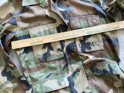 Ensemble veste et pantalon de combat tropical vintage Vietnam USMC uniforme jungle camouflage - Photo 19/21
