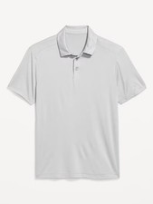 Old Navy Men's CloudMotion Polo - Light Gray Heather - Sz XXL Tall - 860443