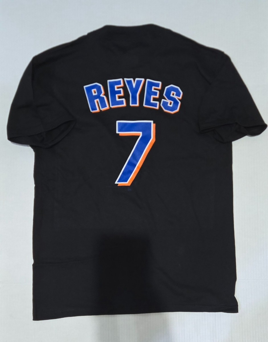 Vintage MLB New York Mets #7 Jose Reyes Black Shirt Youth XL NEW