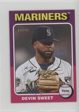 2024 Topps Heritage Mini Rookies Devin Sweet #242 p9p