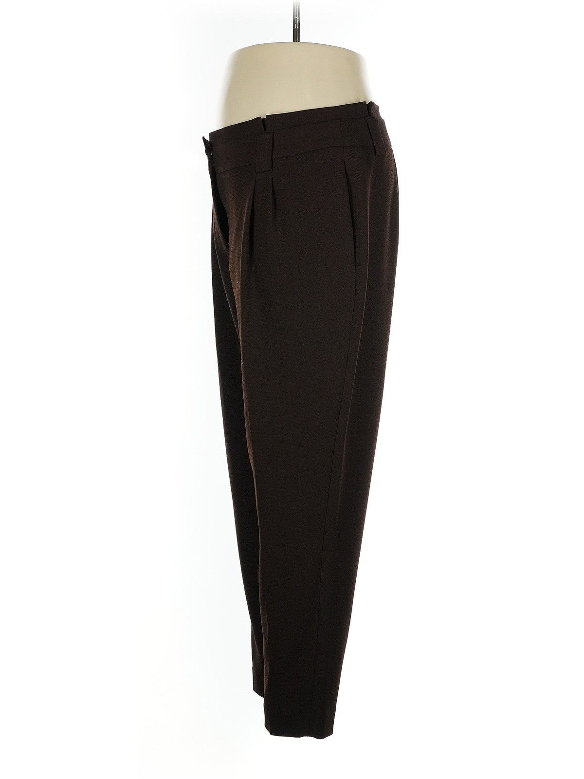 Calvin Klein Women Brown Dress Pants 14 thumbnail 4