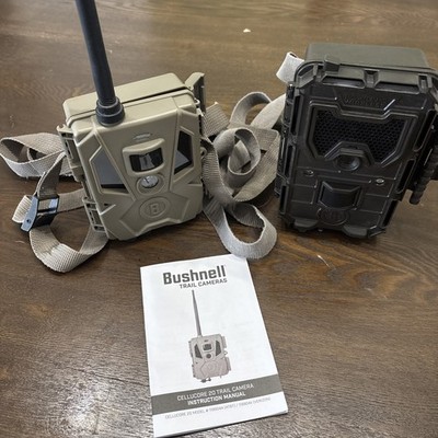 2 Bushnell Trail Cameras! 1-V20, 1-Trophy Cam HD. 