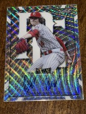CHASE SHORES 2021 LEAF PERFECT GAME METAL SILVER WAVE AUTO #10/12 LSU ANGELS