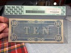 (#103036) Confederate currency.  T-68.  1864 $10.  PCGS. XF 45 — photo 2