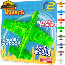 Foam Airplane Toy for Kids Easy Fly Outdoor Glider Gift Boys Girls