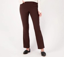  989 Belle by Kim Gravel Sateen Twill Slim Straight Leg Pants Size 4