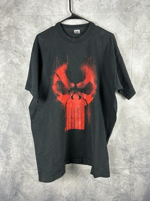 VTG 1995 PUNISHER Comic Images MARVEL Single Stitch 90s Black / Red T Shirt XL