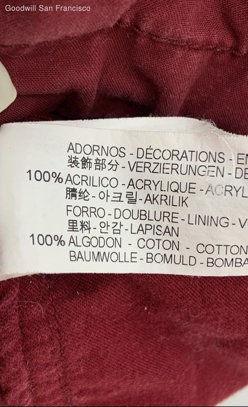 Zara Basic Maroon Regular Fit Pockets Long Sleeve… - image 4