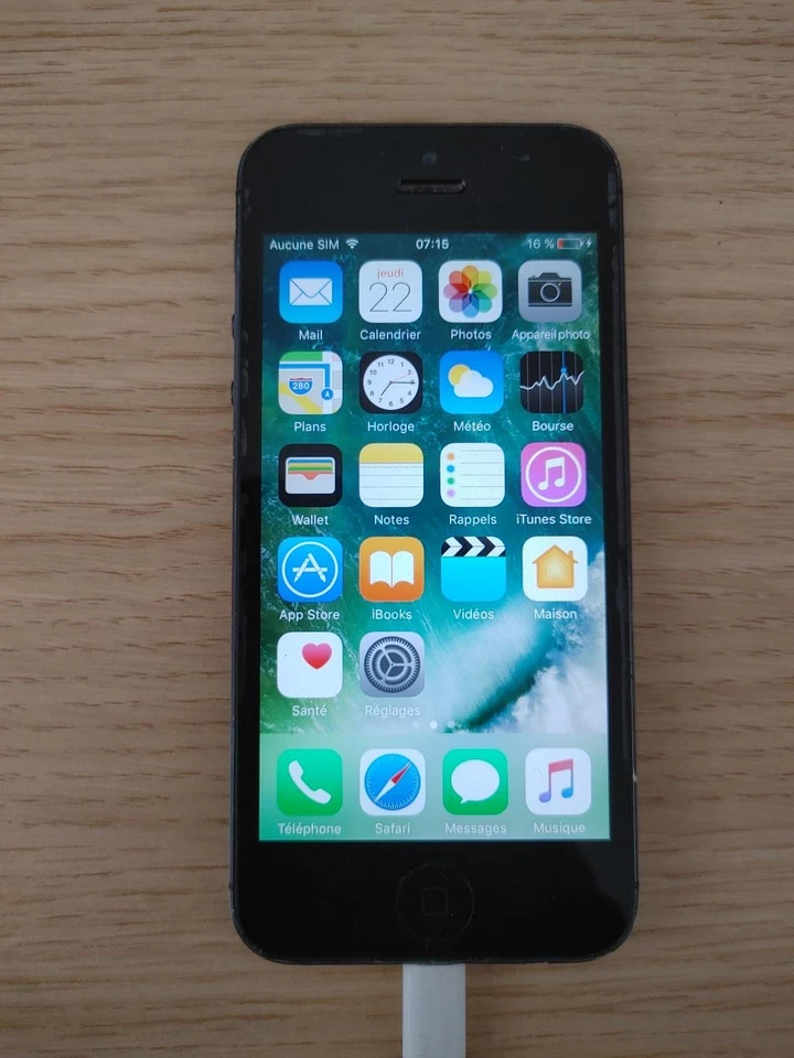 📱 Apple iPhone 5 Bloqué Icloud HS Pour Pièces/Réparation, photo 2 sur 5