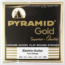Pyramid Gold 13-56 | True Vintage | Flat Wound | Round Core | Chrome-Nickel