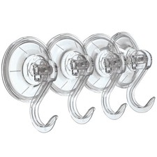Suction Cup Hooks, Set of 4