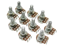 A25K Small Dime Size 18MM Guitar Bass Tone Control Pot Potentiometers Choose Qty