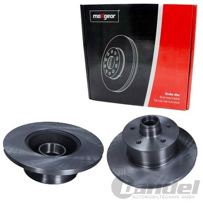 2X MAXGEAR BREMSSCHEIBEN VORNE 278mm VOLL PASSEND FÜR VW TRANSPORTER | 19-2715