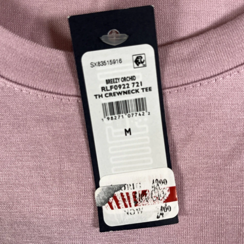 Tommy Hilfiger Mujer Manga Corta Cuello Redondo Dormir Camiseta Mediana Breezy Orchid $48 Foto 3 de 4