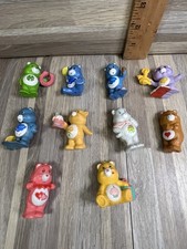 1983 Vintage Care Bears 2 inch Toy Cake Toppers PVC AGC Figures Lot of 10